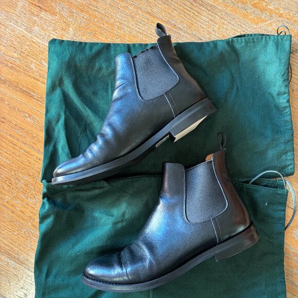 Church's Monmouth Calf Leather Chelsea Ankle Boots Black in Size 6 36 - Picture 3 of 8